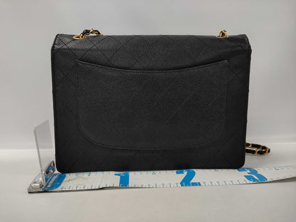 CHANEL Matelasse Caviar Leather Chain Shoulder Tote Bag