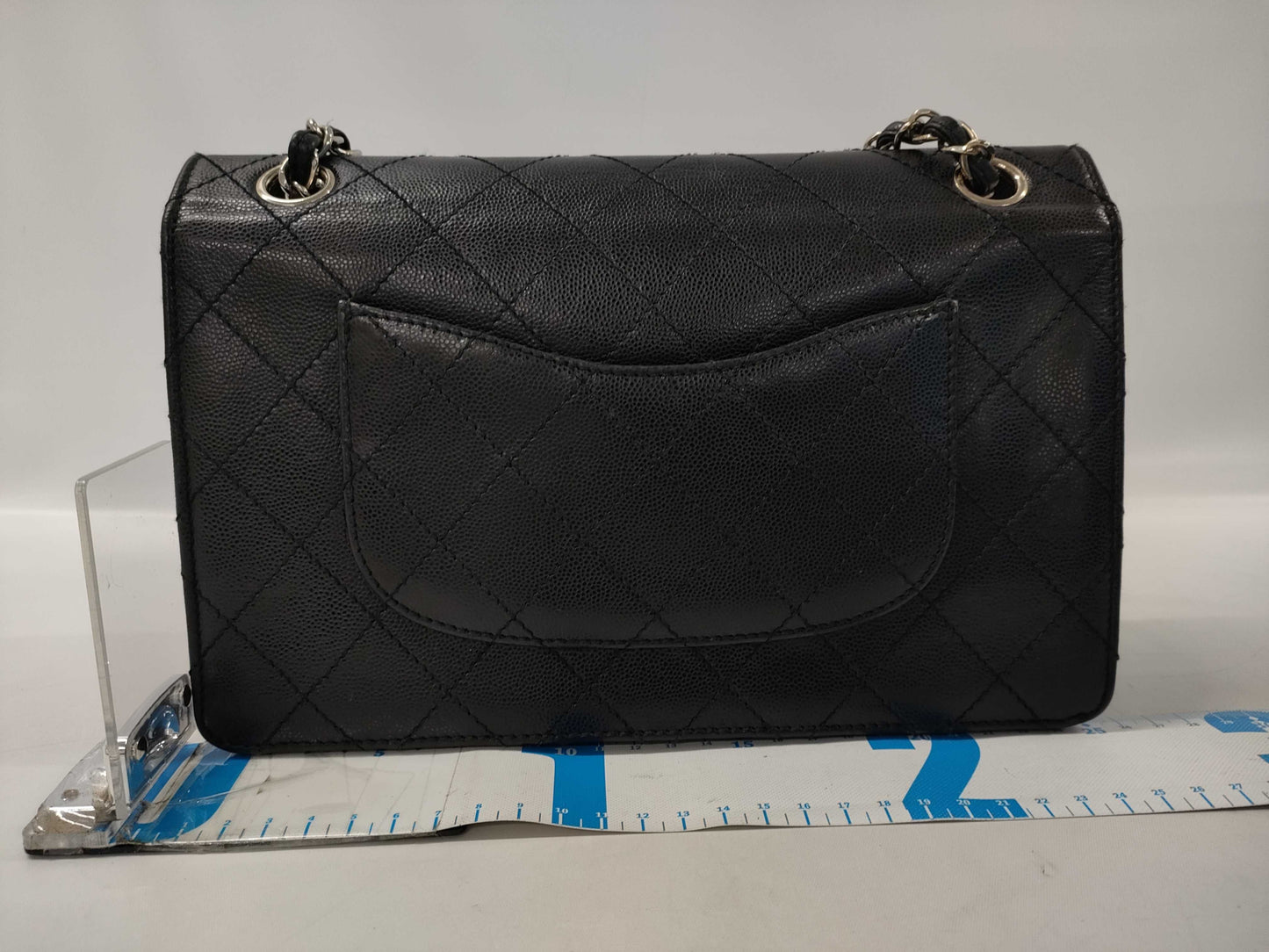 CHANEL Chain Shoulder Bag with Caviar Skin