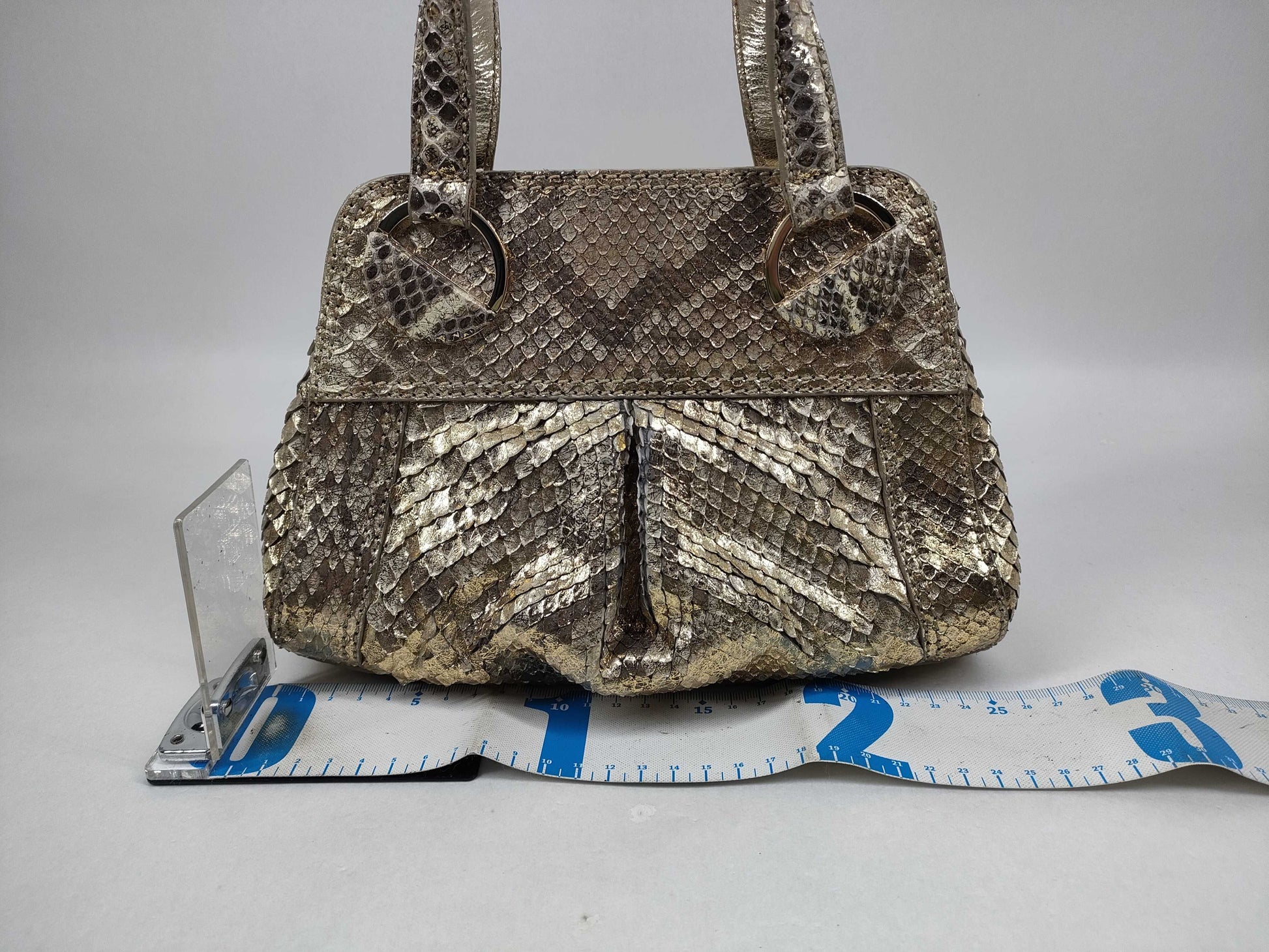 Sergio Rossi Python Handbag