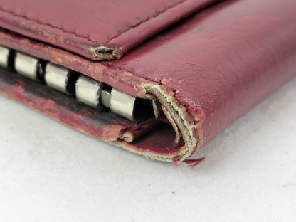 PRADA Bordeaux Key Case/Key Holder