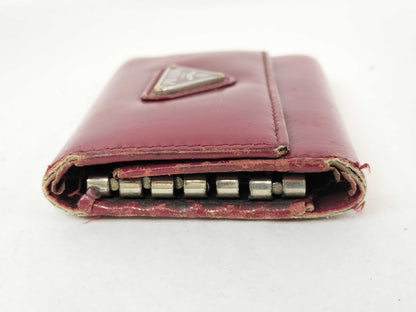 PRADA Bordeaux Key Case/Key Holder