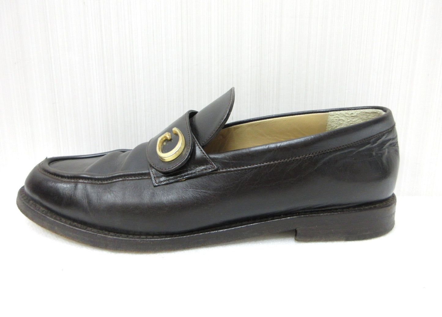 GUCCI GUCCI Gucci Loafers Moccasins G Hardware Leather Size 36 1/2 Loafers