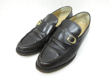 GUCCI GUCCI Gucci Loafers Moccasins G Hardware Leather Size 36 1/2 Loafers