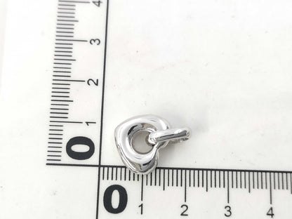 TASAKI Heart Motif Sterling Silver 5.0g Pendant Top 