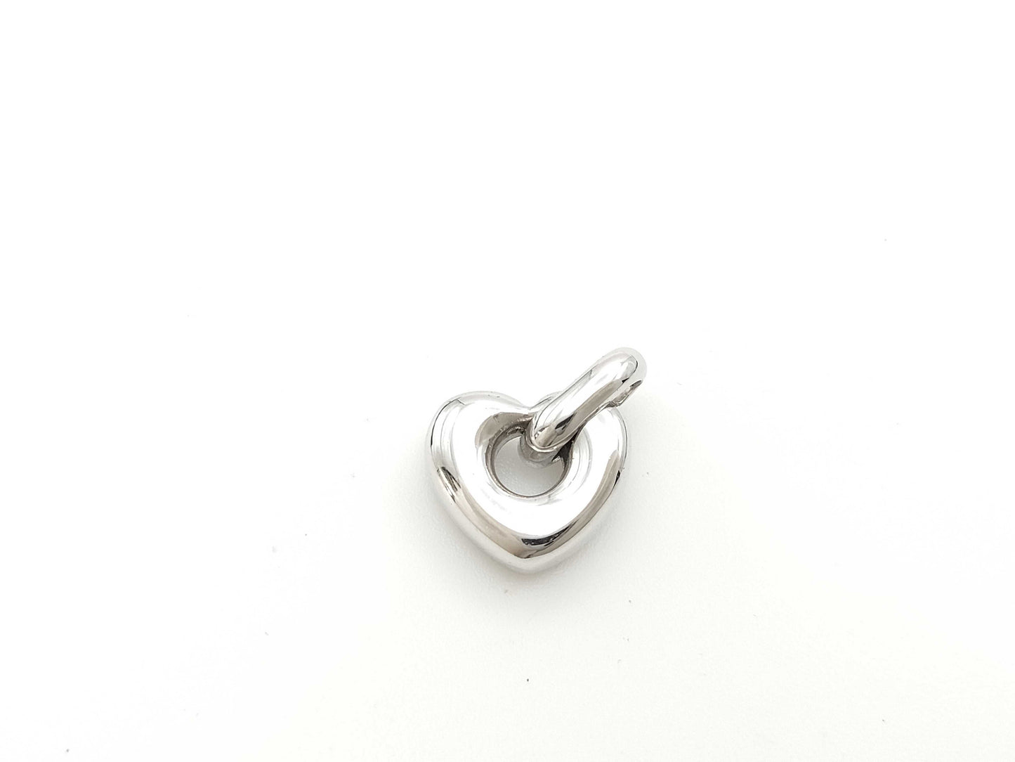 TASAKI Heart Motif Sterling Silver 5.0g Pendant Top 