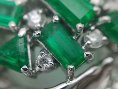 E2.45ct D0.21ct K18WG 13.1g Pendant Top 