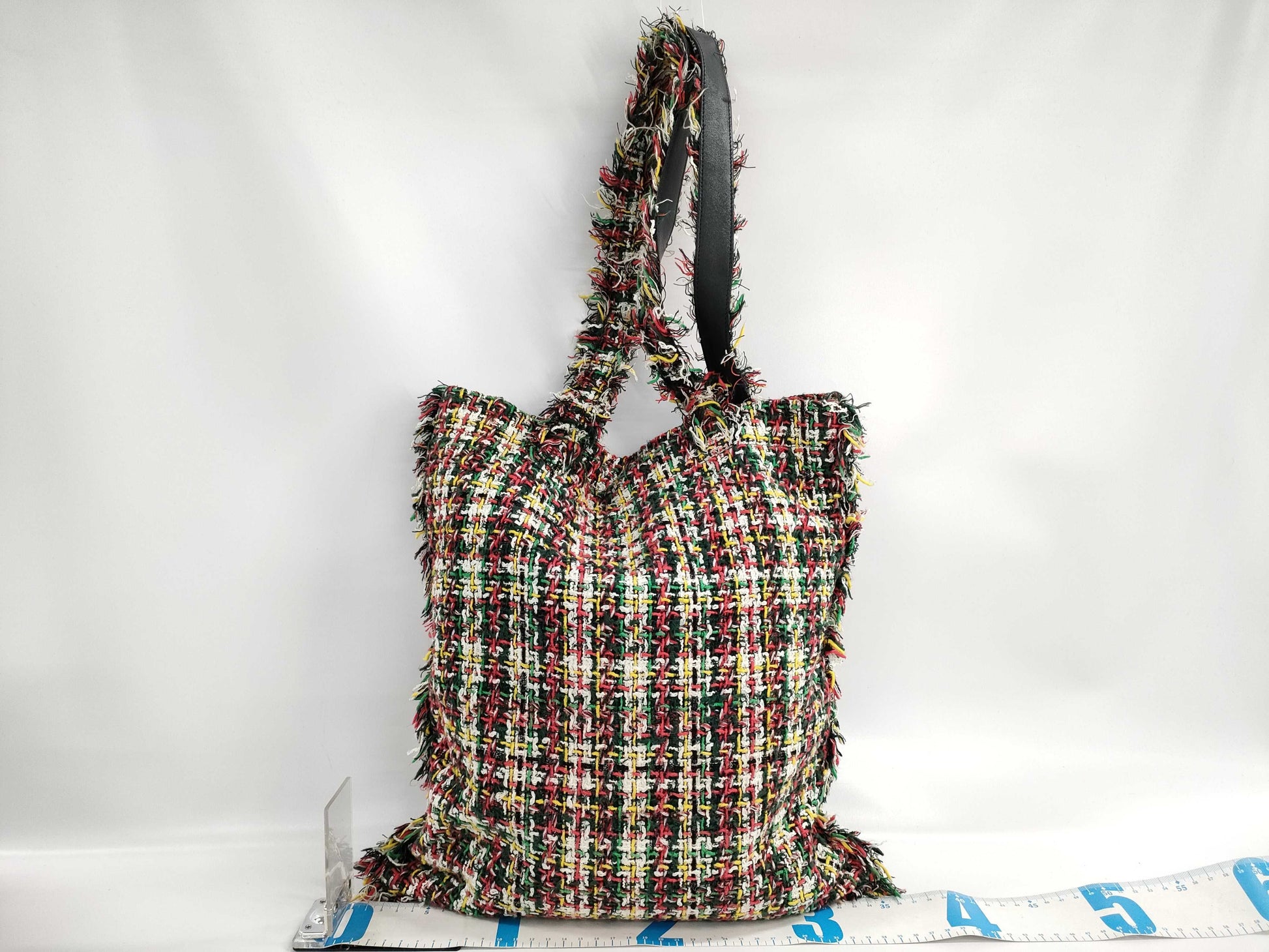 CHANEL Tweed Tote Bag