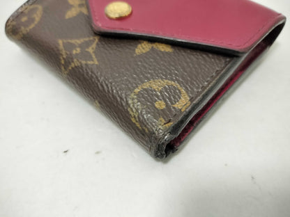 LOUIS VUITTON Monogram LOUIS VUITTON Louis Vuitton Portefeuille Zoe Monogram Folding Wallet