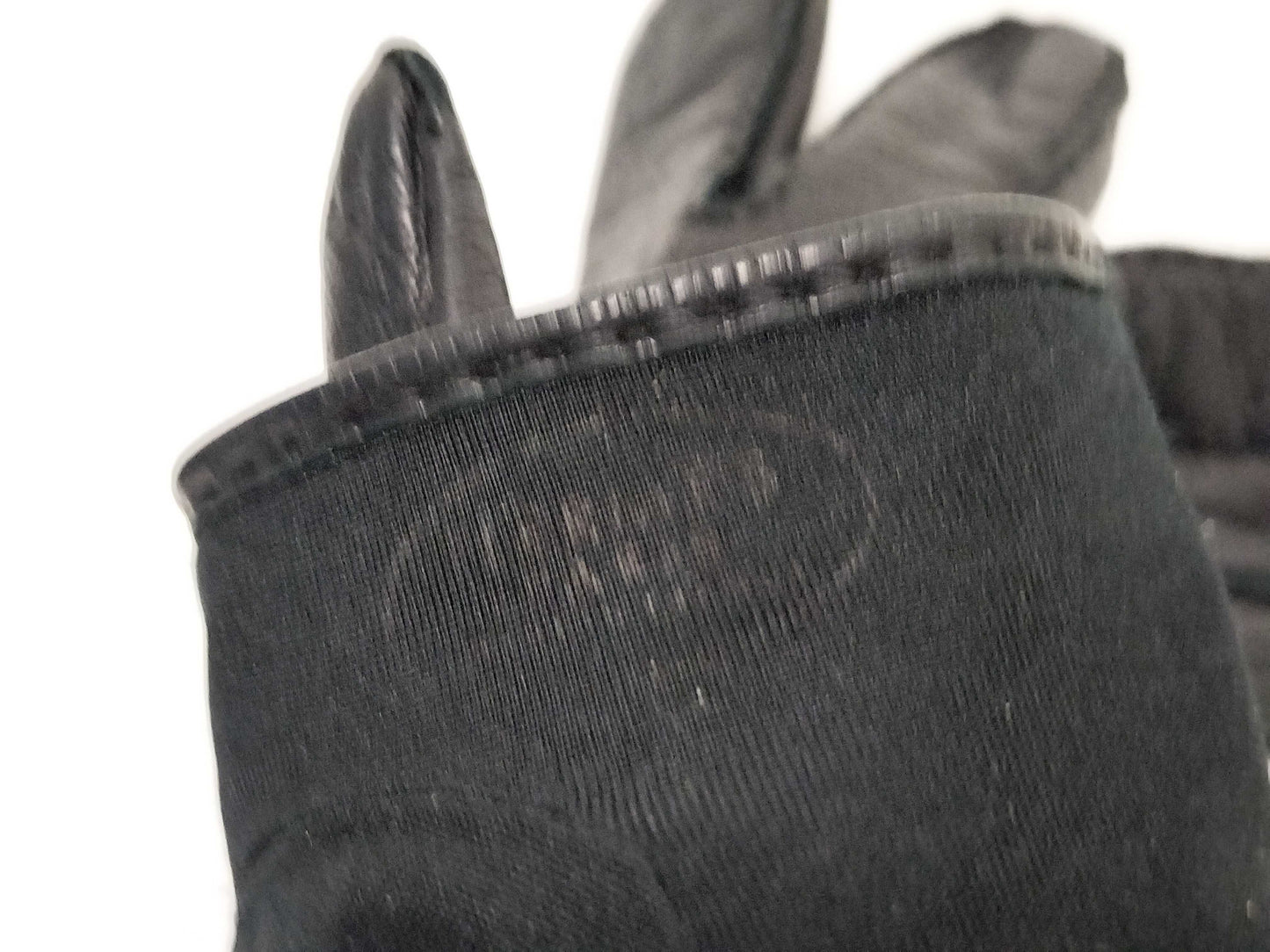 HERMES HERMES Leather Gloves Black Metal Fittings Other Accessories