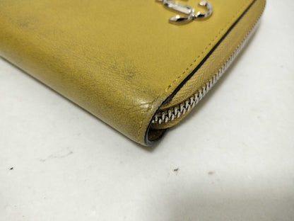 JIMMY CHOO JIMMY CHOO Bifold Wallet Leather Logo Hardware Wallet