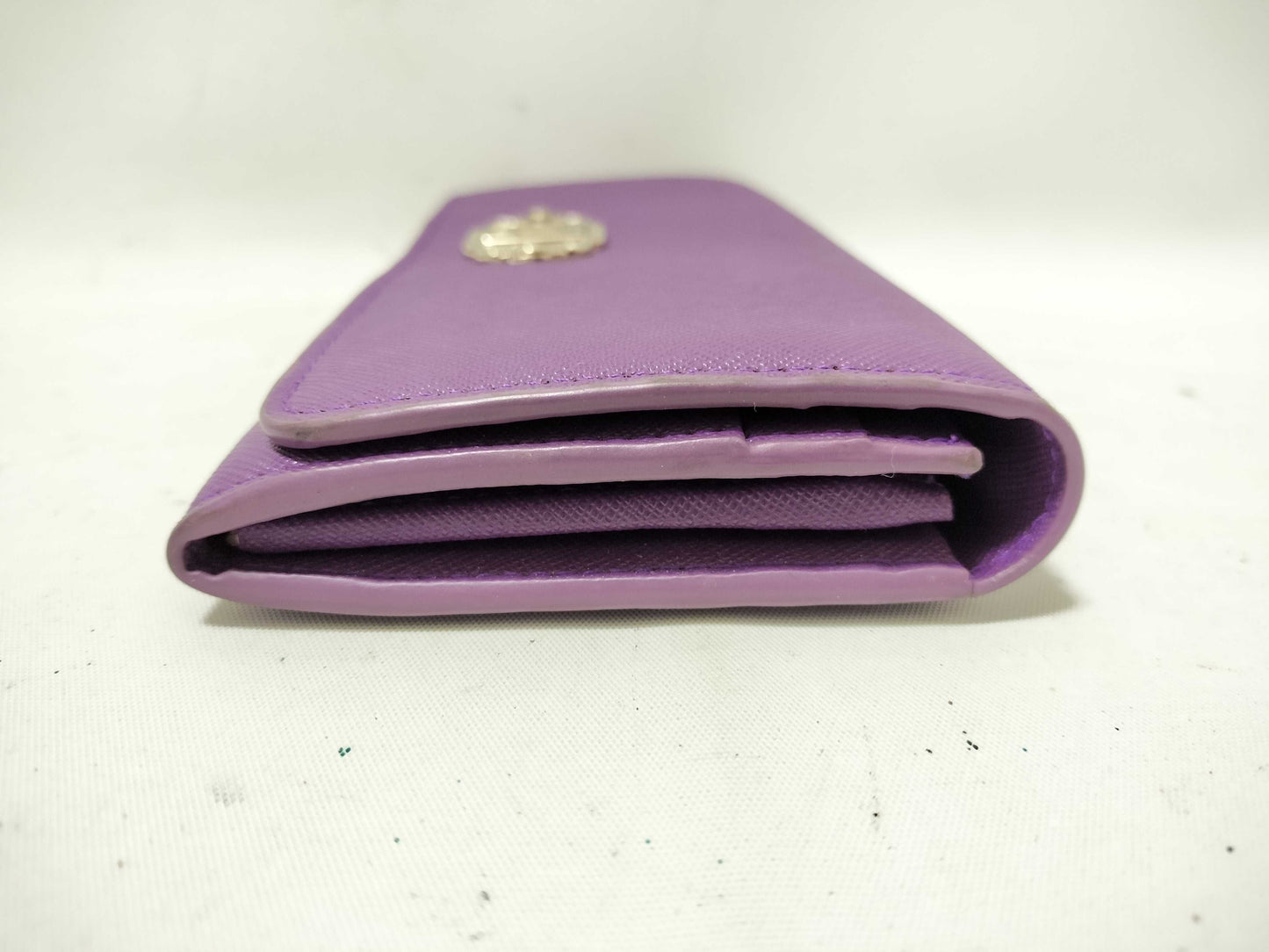 ANNA SUI Excellent Condition ANNA SUI Keyhole Long Wallet Purple Wallet