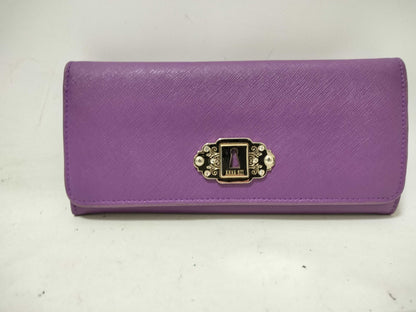 ANNA SUI Excellent Condition ANNA SUI Keyhole Long Wallet Purple Wallet
