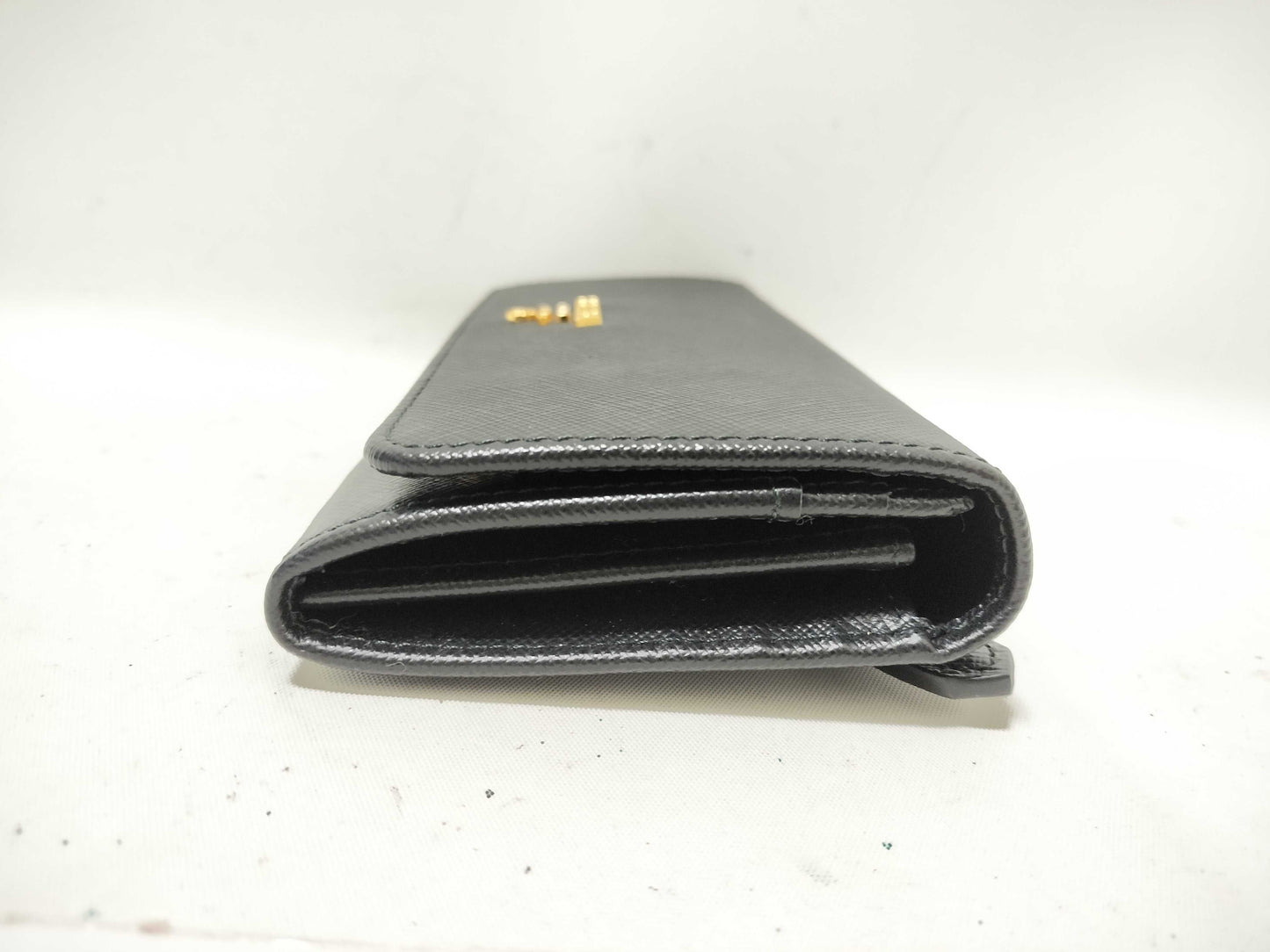 PRADA PRADA Saffiano Long Wallet Black Wallet Wallet