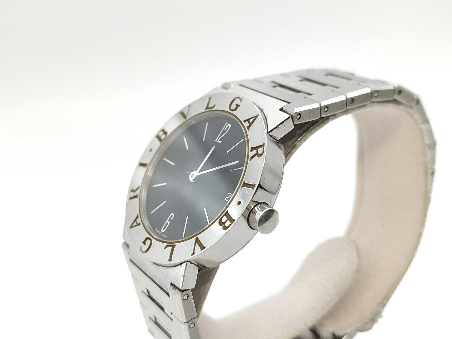 BVLGARI BB30SSD D201586 Quartz Black Dial Women's Watch