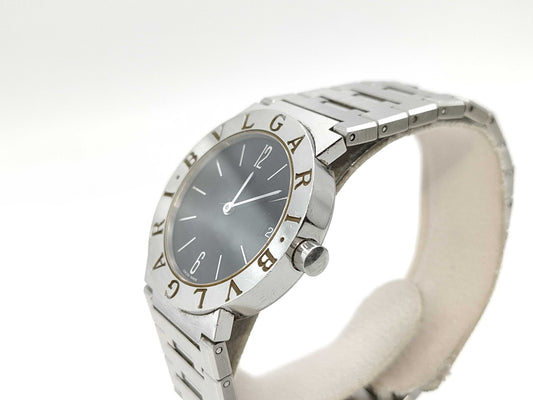 BVLGARI BB30SSD D201586 Quartz Black Dial Women's Watch