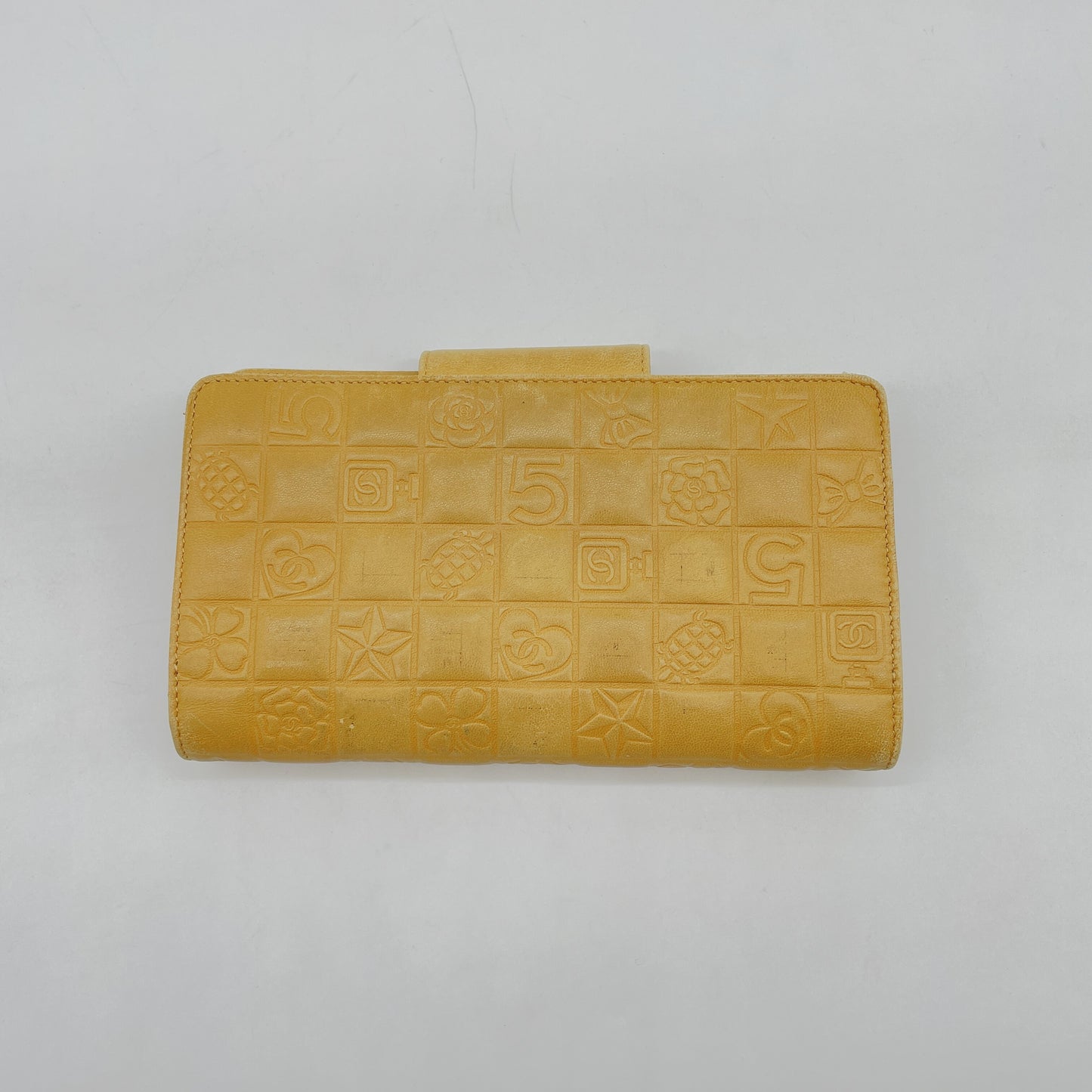 CHANEL Coco Mark CHANEL Coco Mark Icon Chocolate Bar Long Wallet 9 Series Wallet