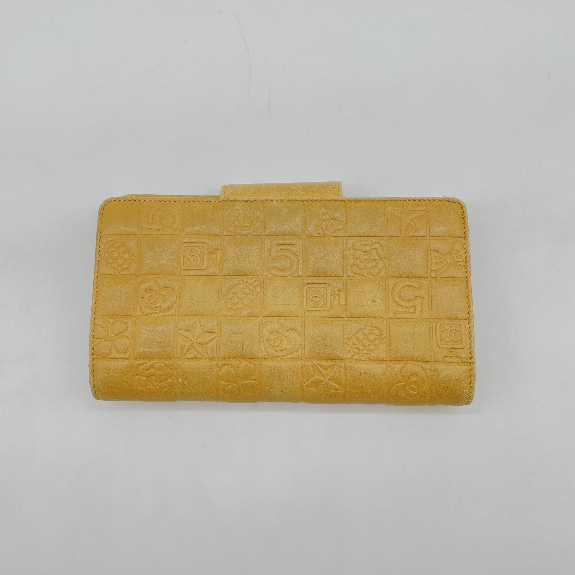 CHANEL Coco Mark CHANEL Coco Mark Icon Chocolate Bar Long Wallet 9 Series Wallet