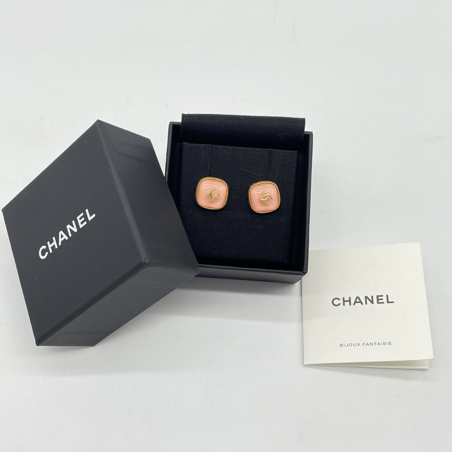 CHANEL CHANEL Coco Mark Color Stone Earrings A20B Earrings