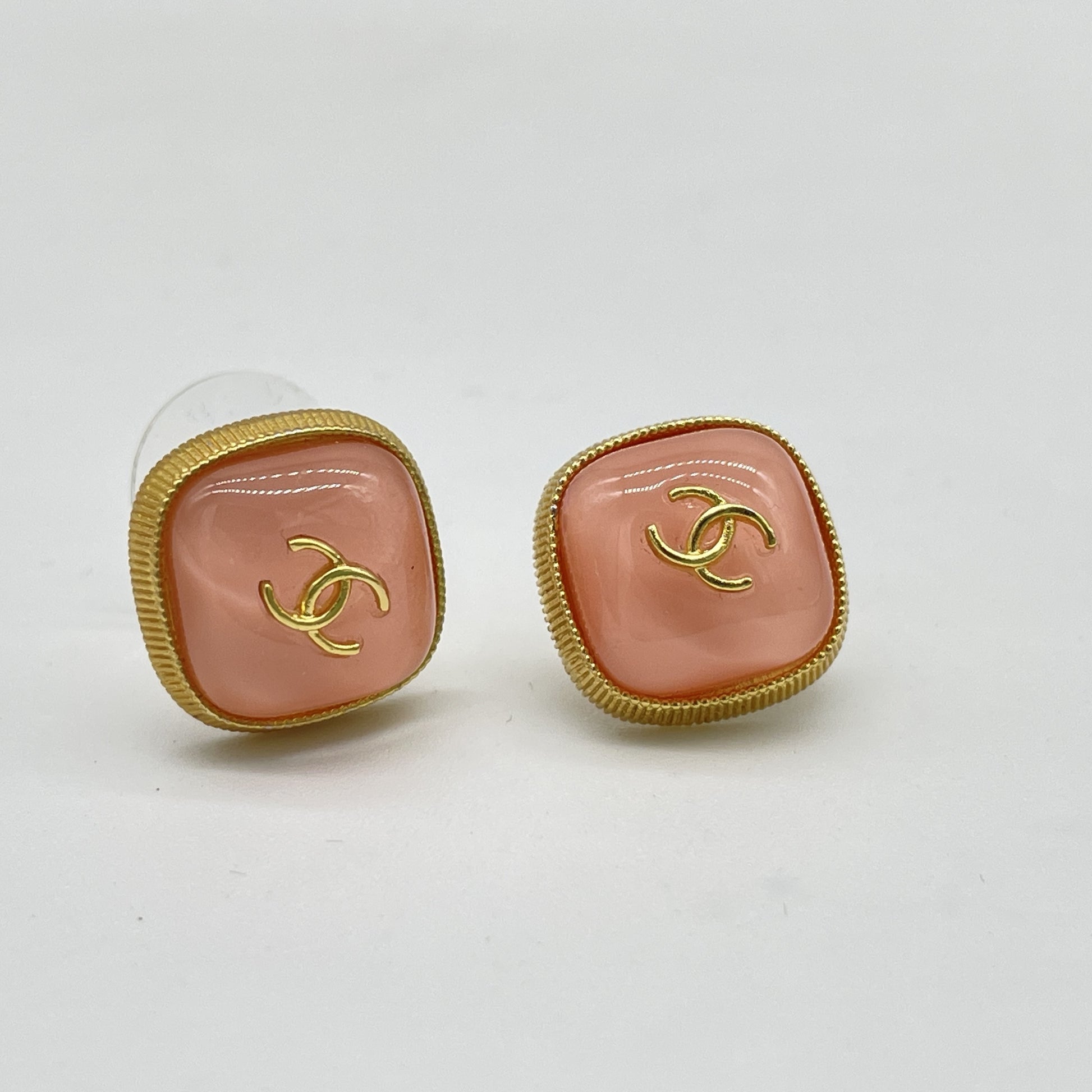 CHANEL CHANEL Coco Mark Color Stone Earrings A20B Earrings