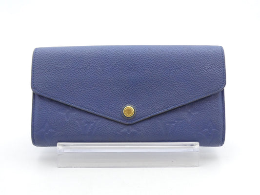 LOUIS VUITTON Monogram Empreinte Monogram Empreinte Portefeuille Sarah Wallet