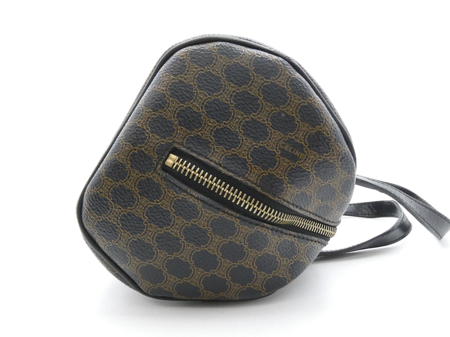 CELINE Macadam Cylindrical PVC Leather Handbag