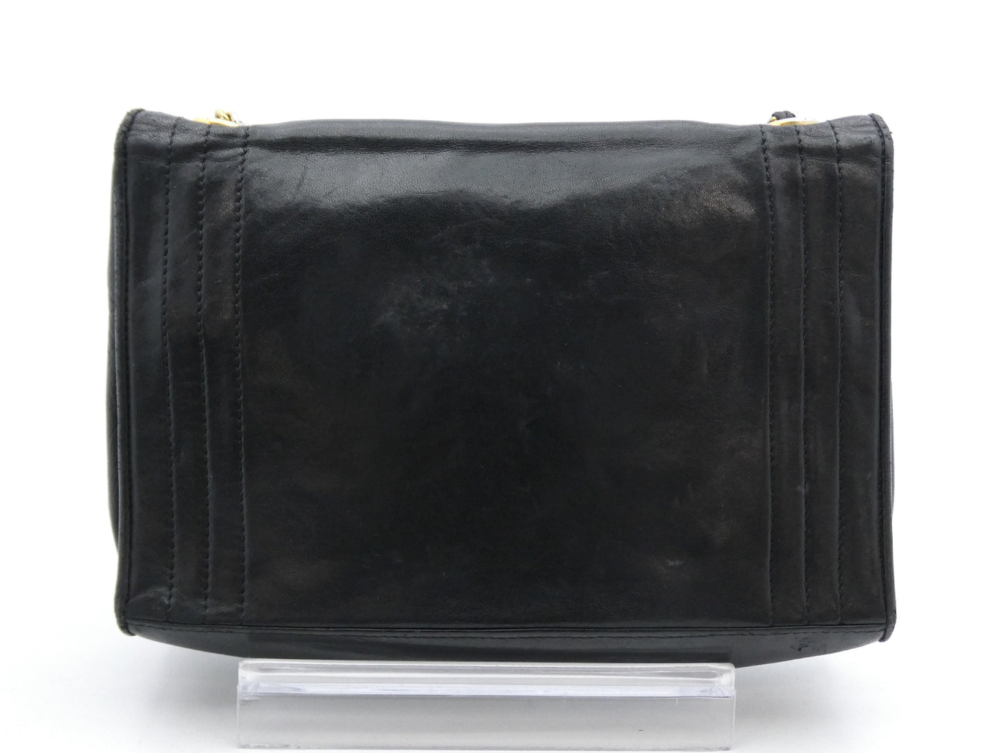 CHANEL Coco Mark Leather Chain Shoulder Bag