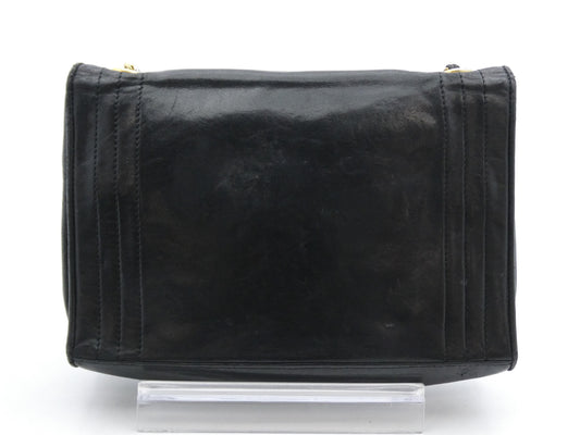 CHANEL Coco Mark Leather Chain Shoulder Bag