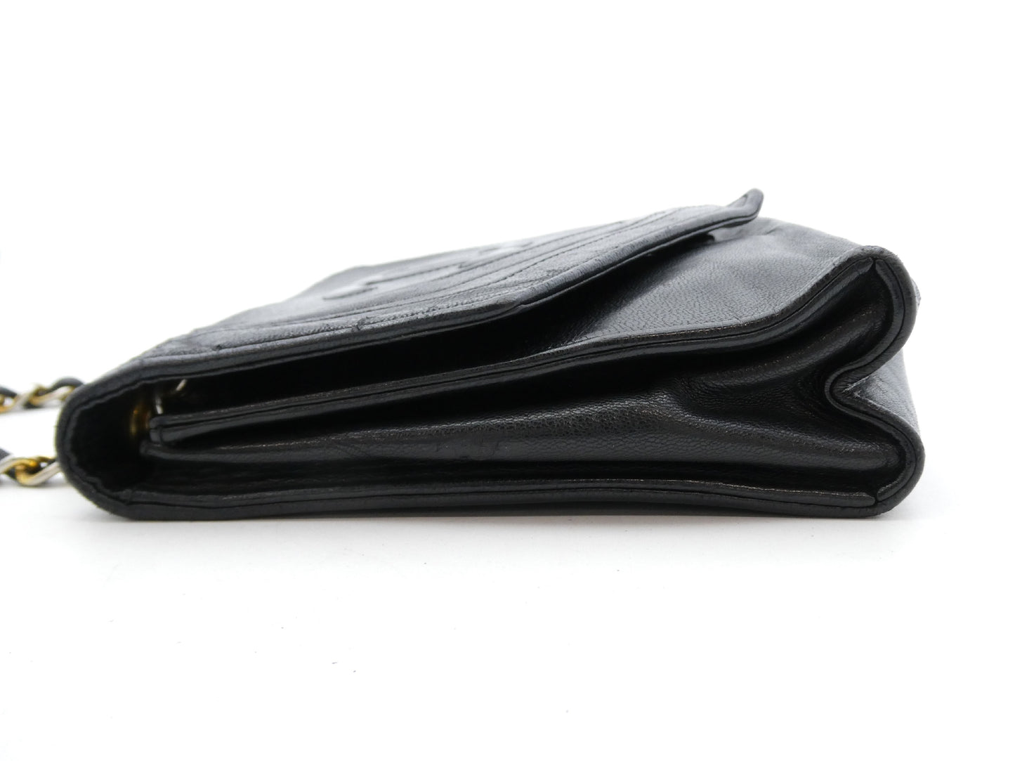 CHANEL Coco Mark Leather Chain Shoulder Bag