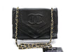 CHANEL Coco Mark Leather Chain Shoulder Bag