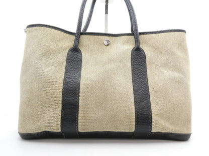 HERMES Garden Party Garden Party □J Stamped Tote Bag