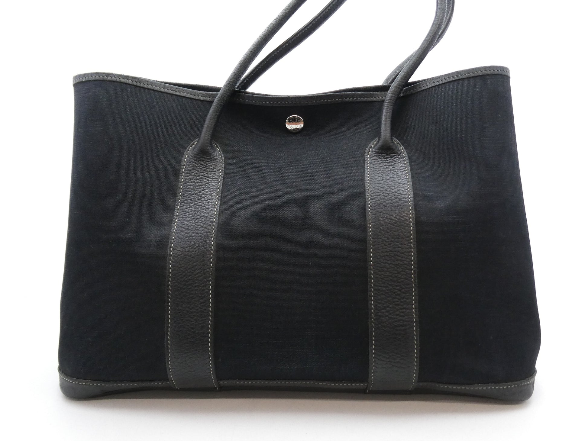 HERMES Garden Party □H Stamped Tote Bag