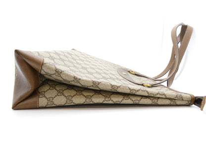 GUCCI GG Supreme GG Supreme PVC Leather Tote Bag