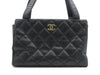 CHANEL Matelasse Coco Mark Leather Handbag