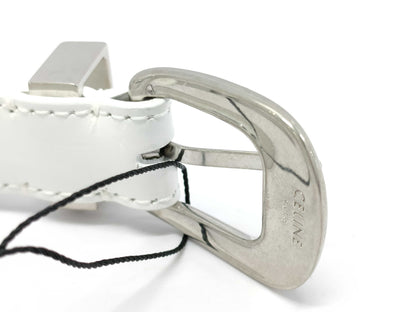 CELINE White Belt Size 80