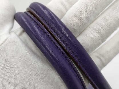 HERMES Birkin 40 Taurillon Clemence Iris Handbag with N Stamp