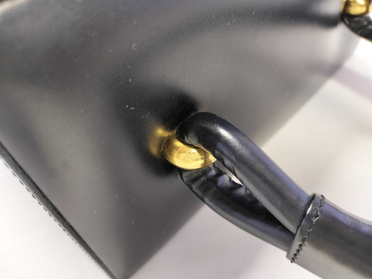 LOEWE Anagram Leather Hand Vanity Bag