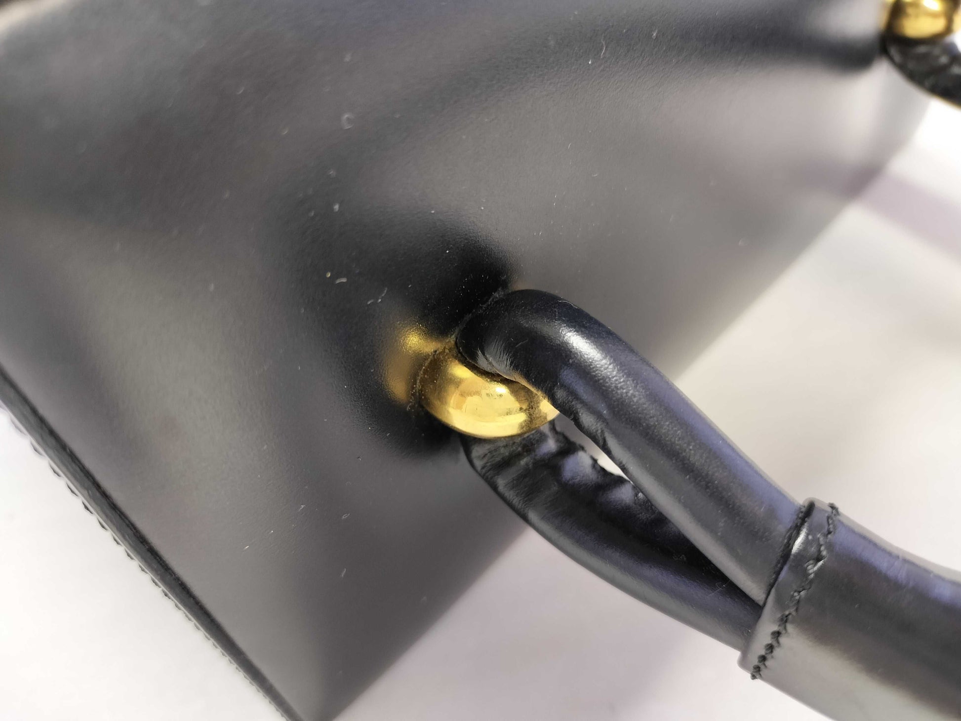 LOEWE Anagram Leather Hand Vanity Bag