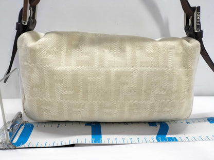 FENDI Mamma FENDI Zucca Mamma Baguette Canvas Leather Hand Shoulder Bag Shoulder Bag