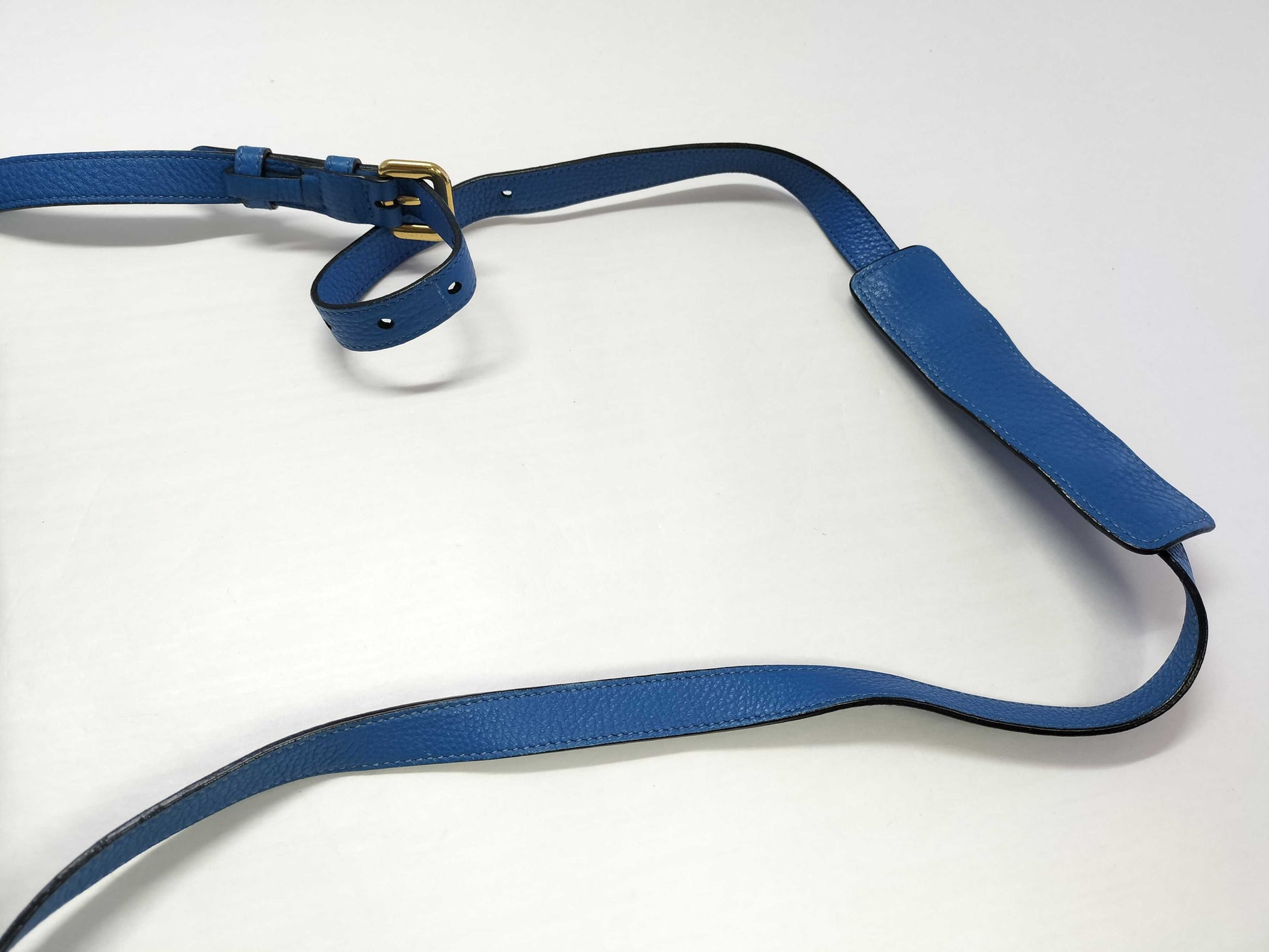 PRADA Prada Logo Vitello Dino Leather Shoulder Bag White Tag 197 Shoulder Bag