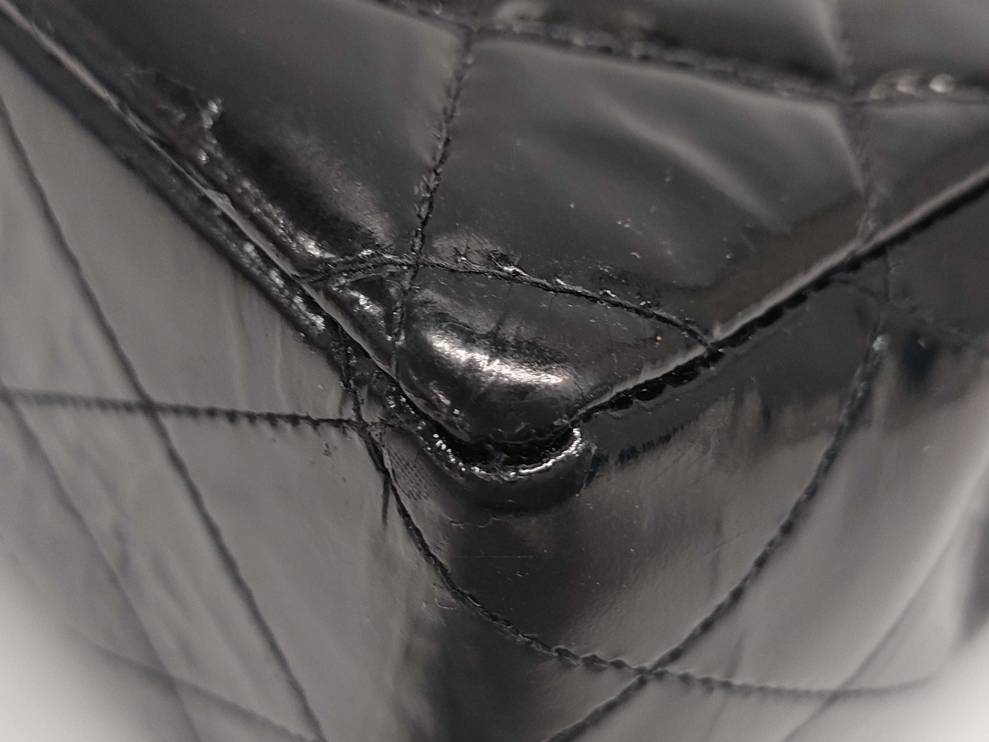 CHANEL Medium Chain Shoulder Bag with Sticker and Card