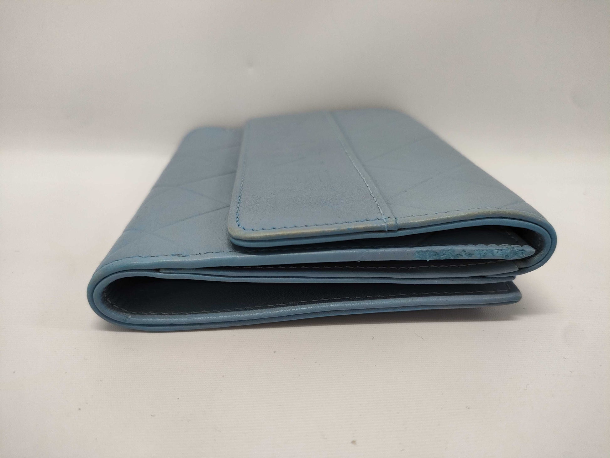 CHANEL folding wallet with sticker