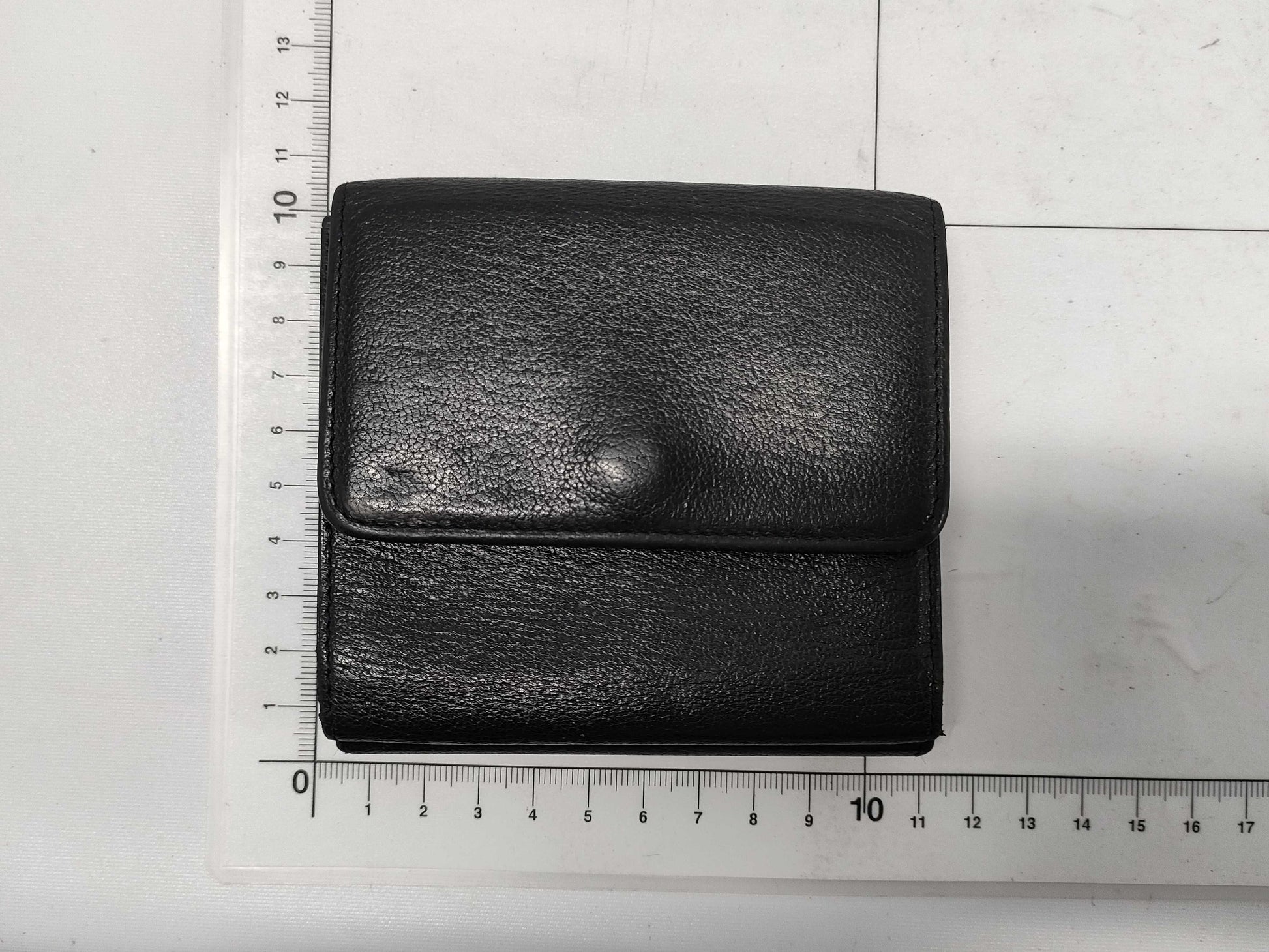 CHANEL Lambskin Folding Wallet with Cards and Stickers