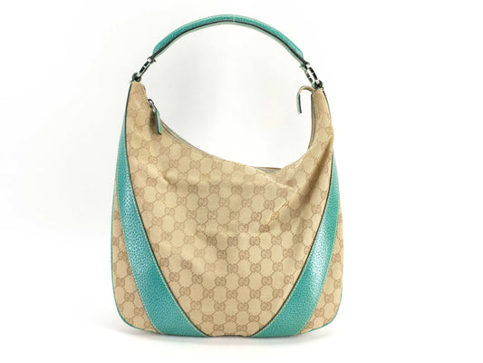 GUCCI GG Canvas Hobo Shoulder Bag