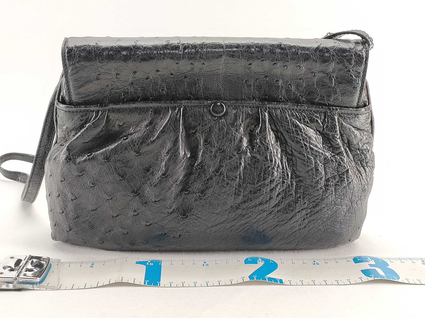 CELINE CELINE Ostrich Shoulder Bag Shoulder Bag