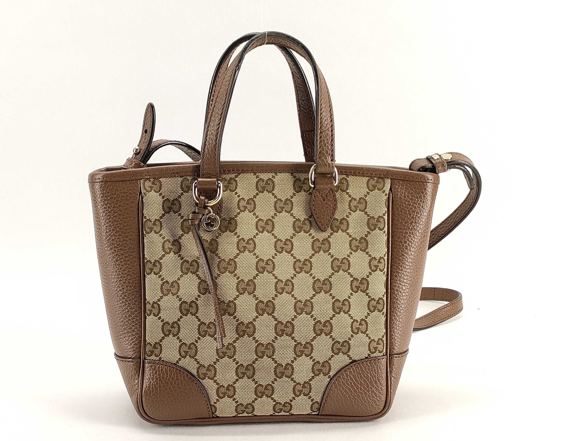 GUCCI GG Canvas 2-way Handbag 449241 Tote Bag