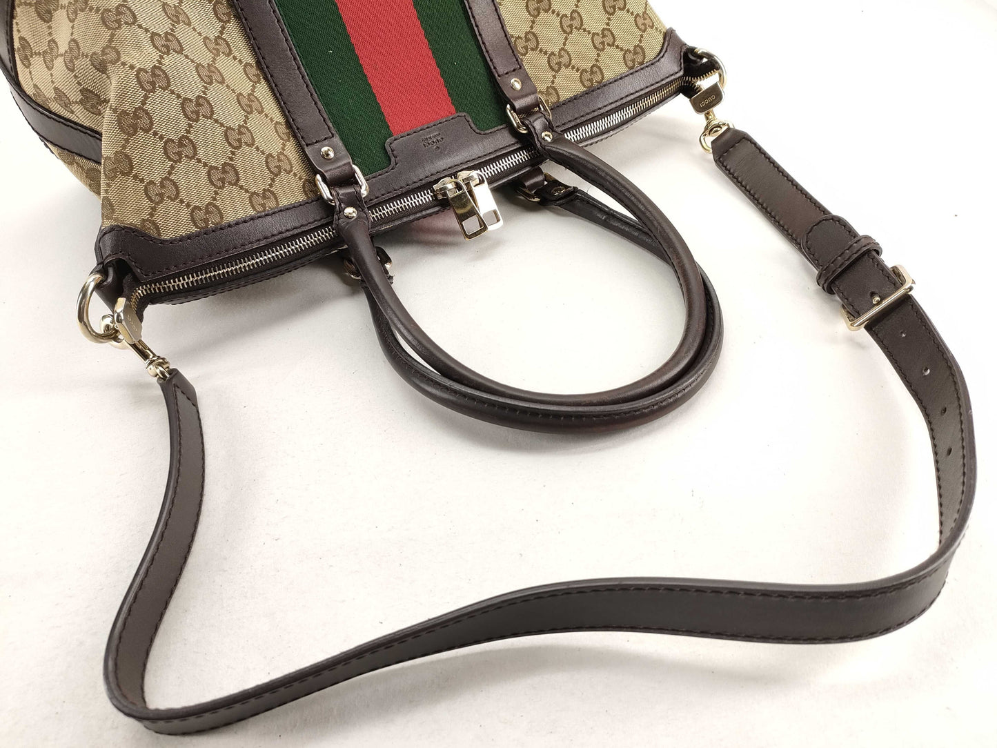 GUCCI GG Canvas GUCCI Sherry Boston 2-way Boston Bag