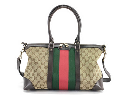 GUCCI GG Canvas GUCCI Sherry Boston 2-way Boston Bag