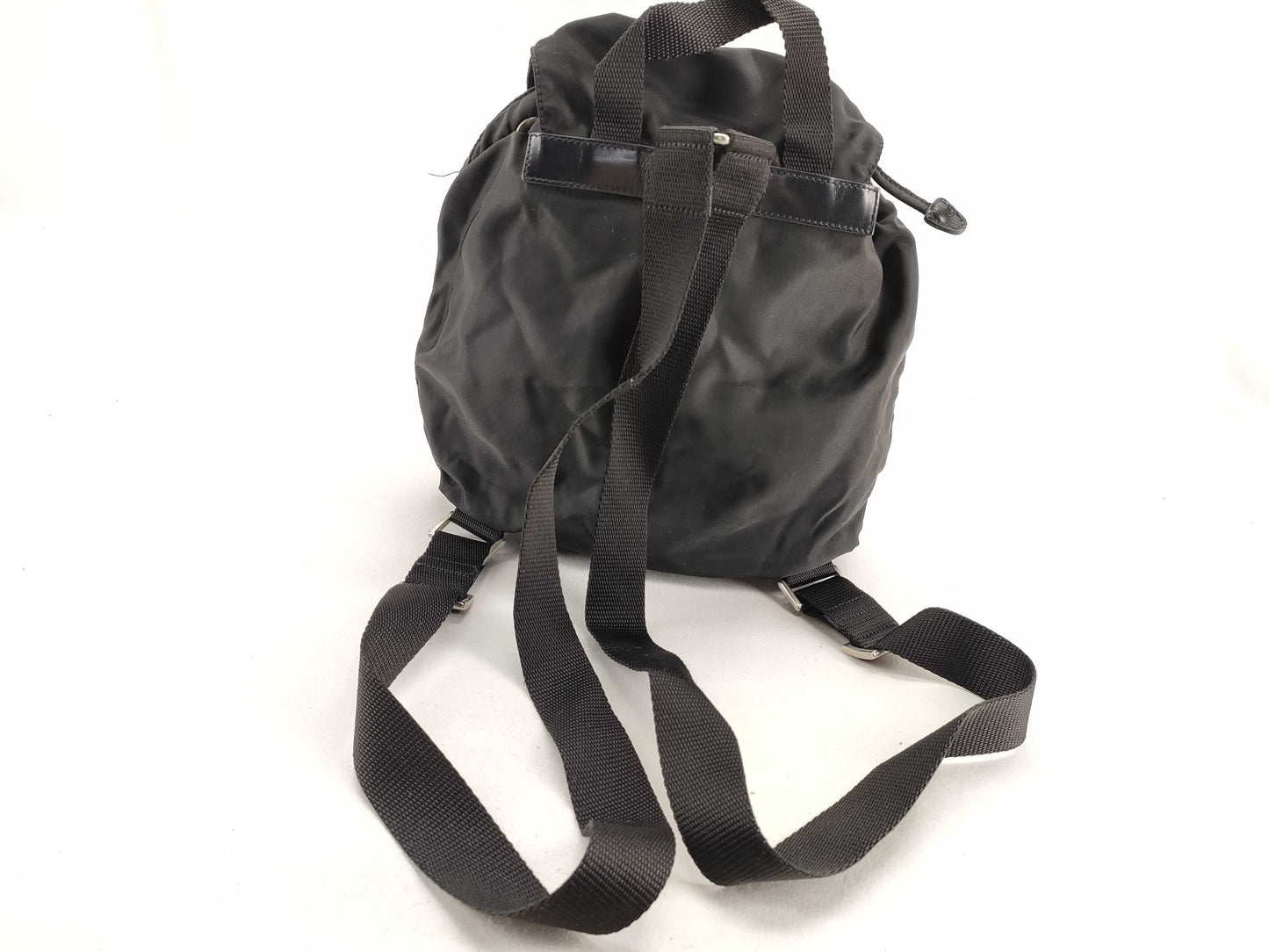 PRADA Tessuto Nylon Backpack in Black