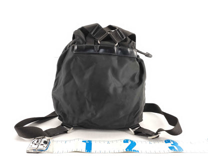 PRADA Tessuto Nylon Backpack in Black