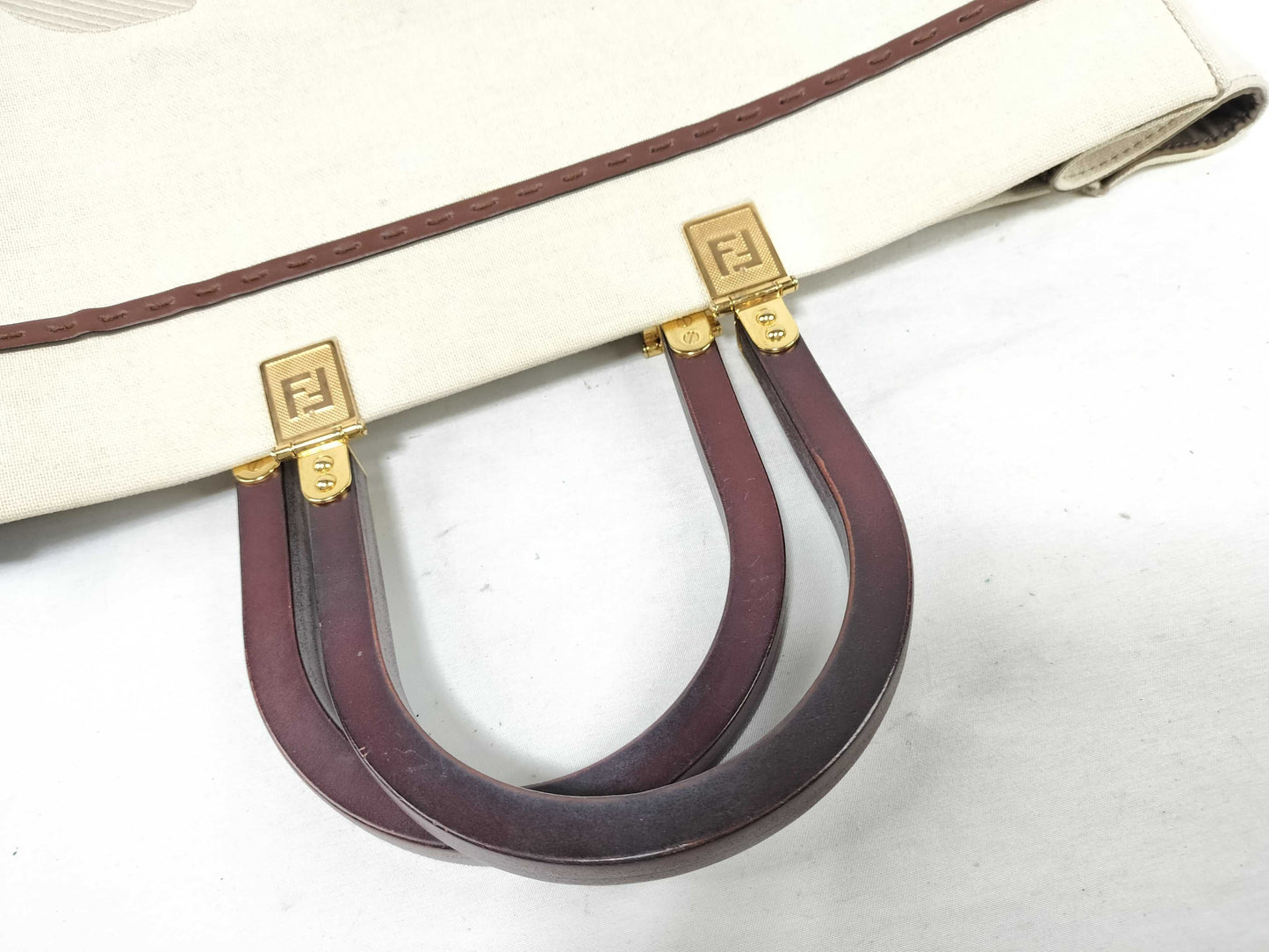 FENDI FENDI Sunshine Canvas Tote Bag Tote Bag